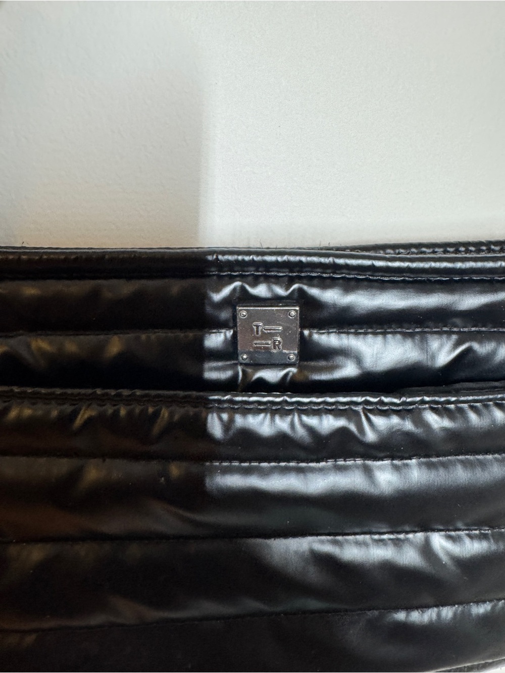 THINK ROYLN Women's Quilted Crossbody Bum Bag Small Blue Pearl Indigo NWT - Picture 4 of 11